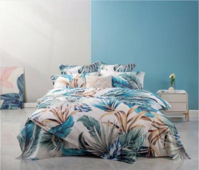 China Digital Print Cotton Duvet Cover Twin XL Floral Duvet Cover Set for sale