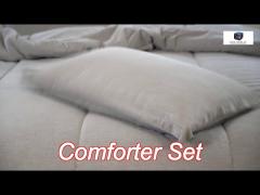 eco melange cotton recycled polyester comforter set full size comforter sets