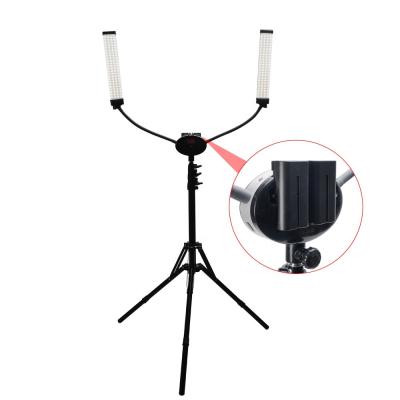 China Foldable Lamp LED Selfie Ring Light With Stand PORTABLE Flexible Arm Beauty 60W Makeup Lamp Factory Wholesale for sale