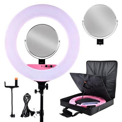 China beauty equipment 18 inch 100W ultra-thin led camera ring light for wick tattoo makeup IF-R480 for sale