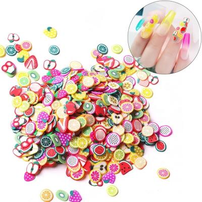 China Polymer Hot Selling 3d Styles Multiple Polymer Clay Slice For Women Nails Art Decoration Accessories for sale