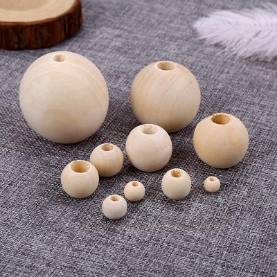 China Loose Shape Loose Hole 4mm 6mm 8mm 10mm 14mm 16mm 20mm 30mm 40mm Craft 50mm Original Custom DIY Stock DIY Around Lotus Wood Bead for sale