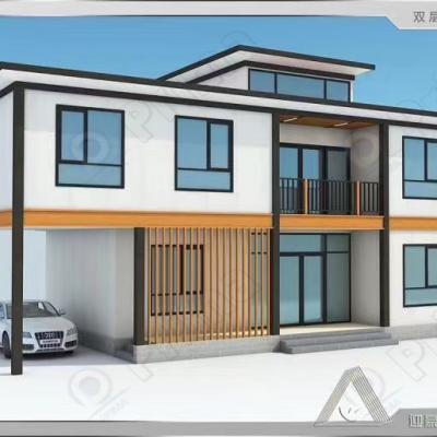 China Modern Customized Luxury Portable Office Prefab House Flat Pack Container House for sale