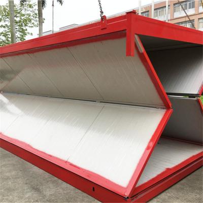 China Modern Luxury Collapsible Foldable Container Home Flat Pack Folding Container House For Sale for sale