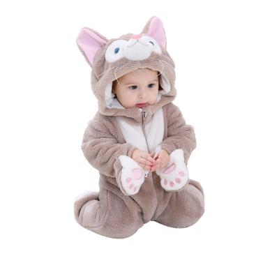 China Longsleeve wholesale kids onesie outfits baby unisex thick romper baby clothing jumpsuit for winter infants and toddlers cartton for sale