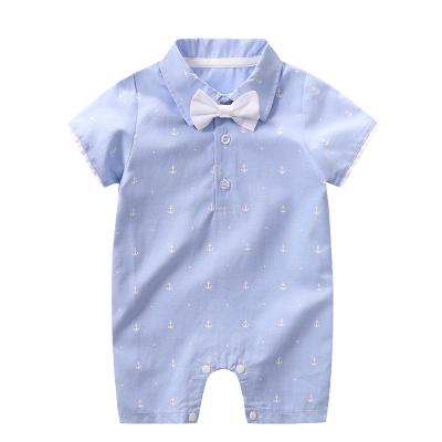 China 100% Cotton 100% Cotton Baby Romper Clothes Rompers Cloth 3-5 Days 2020 Newborn Summer 0-3 Months Short Sleeve Baby Boy Knitted for sale