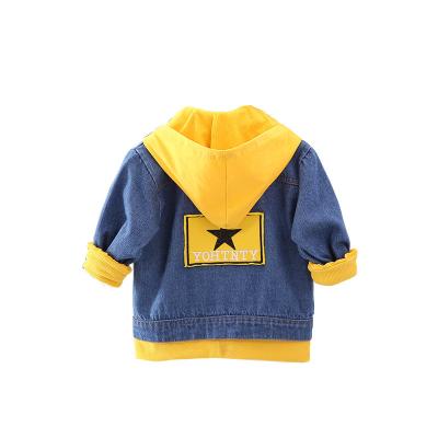 China Wholesale Anti-wrinkle smart casual baby jeans one-piece jacket plus size OEM style baby boy windproof clothes for sale