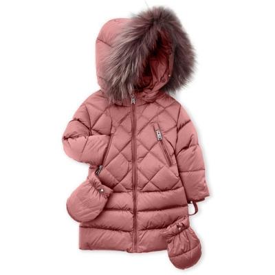 China Winter children's casual warm hooded coat girls' clothes waterproof long for girls thick girl's warm coat for sale