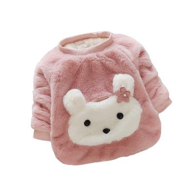 China 100% Polyester Style Casual Baby Clothes Winter Fashion Kids Bow One-Piece Sweater Babies Casual Clothes for sale