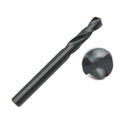 China Cast Iron HSS Fully Ground Black Coated Letter E Short Length Drill Bit For Metal Drilling for sale