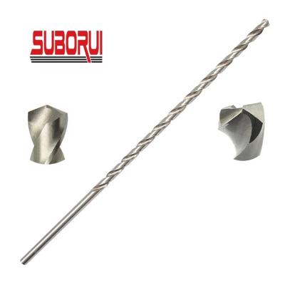 China High Quality Long Length Extra Aircraft Metal Drilling Precision Hss Metric Twist Drill Bit For Steel for sale