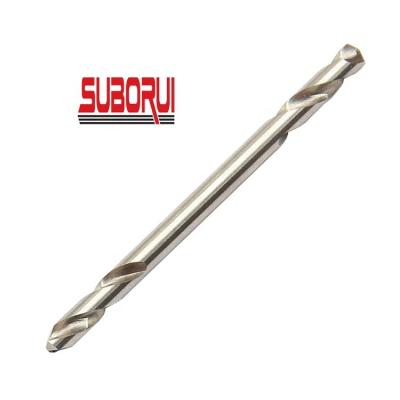 China Steel 1/8 Inch Fully Ground HSS Double Coating Bright Torsion Drill Bits For Metal Drilling for sale