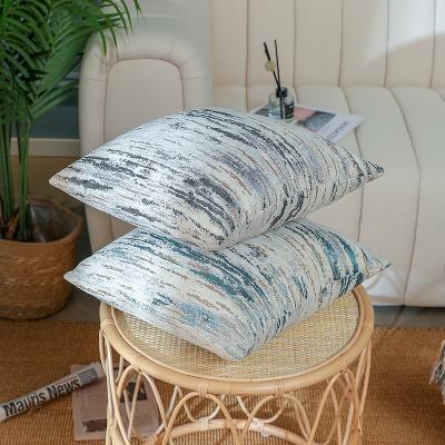 China European Yarn Jacquard Yarn Pillow Sustainable Light Luxury Hotel Home Cushion for sale