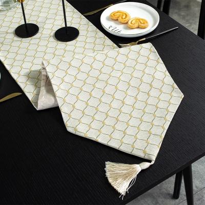 China Beautiful Scandinavian fashion style decoration tablecloth christmas tablecloth restaurant wedding tassel luxury home for sale