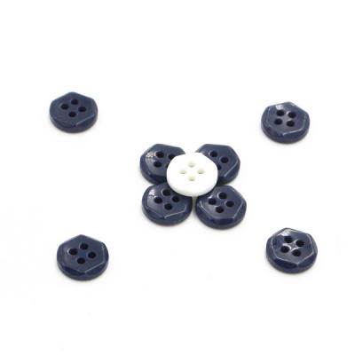 China Eco - Friendly 25mm Sustainable Four Holes Plastic Resin Buttons For Clothes for sale