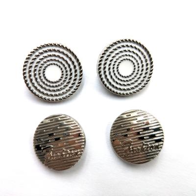 China Nickel Free Fashion Button Sewing Silver Leg Buttons For Coat for sale