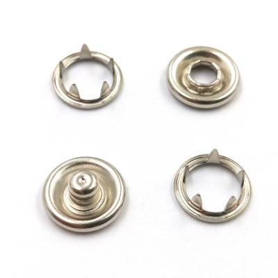 China Sustainable KAM metal fork sanp button metal snap button ring snap button size 10mm for sale