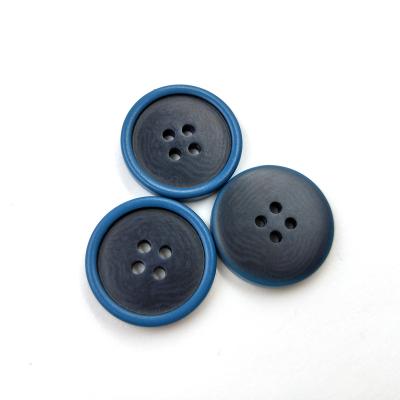 China Factory sale 23mm viable resin button logo engraved kam resin buttons for clothes polyester buttons for sale