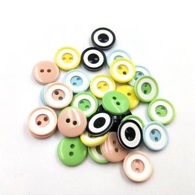 China 2 Hole Button 11.25mm Polyester Cotton Sustainable High Quality Baby Button Diaper for sale