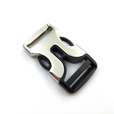 China 25mm Buckle Side Release Metal Buckle Eco-friendly Zinc Alloy Backpack Buckle Accessories for sale