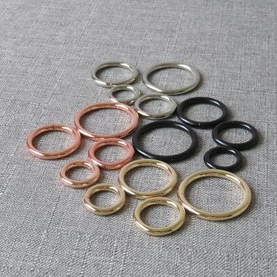 China Nickel Free Nickel Plated Metal O Ring Circle Wheel Belt Buckle For Bag Dog Pet Harness Luggage Backpack DIY Garment Sewing Accessories for sale