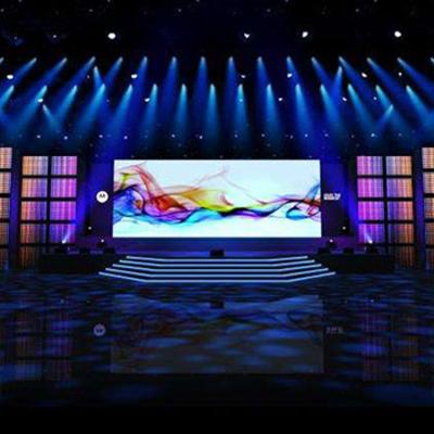 China P3.91 500*500Mm Indoor Indoor Aluminum Cabinet Screen Panel Rental Wall Tiles Led Wall For Stage Background Design for sale