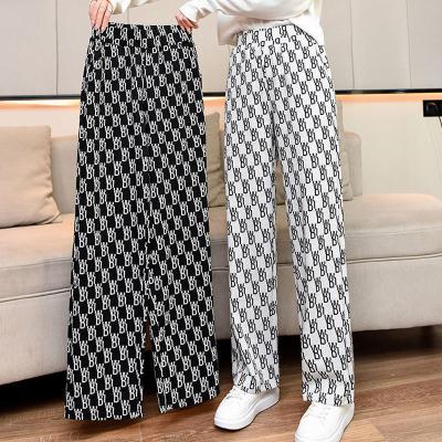 China Anti-Wrinkle Who Else Korean Lady Sweetpants Printed Rocket Jogging Outdoor Pajama Women Two-piece Casual Pants for sale