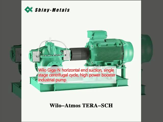 Wilo Giga-N horizontal end suction, single stage centrifugal cycle, high power booster industrial pump