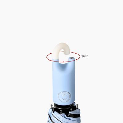 China Easy Carry Unique Folding Umbrella Hook Loop Lock With Modern Wholesales New Umbrella for sale