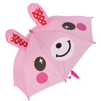 China Children's 3D Small Umbrella Printing Child Animal Umbrella With Ears for sale