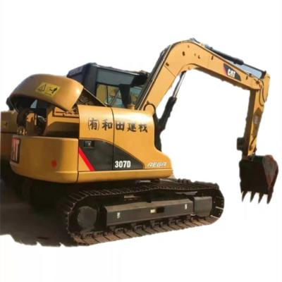 China Japan 307D Engine Used Cat Excavator Mini Track Second Hand Digger Crawler Excavator 5700x2290x2630mm for sale