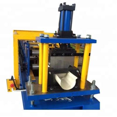 China Hotels Water Gutter Forming Machine Square Type Downspout Forming Machine for sale