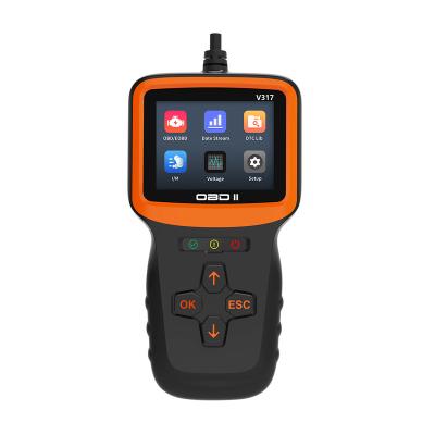 China Auto car diagnostic Audi toyota obd2 t-code reader 8 language support electric all universal car scanner diagnostic tool instrument for sale