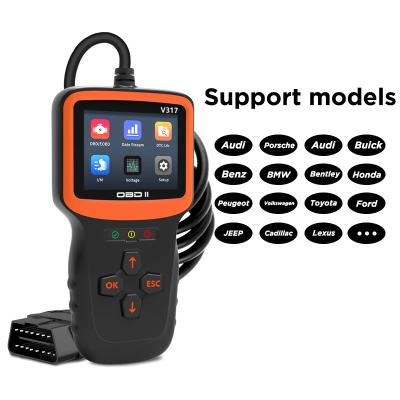 China Multifunctional Portable Scanner Large Screen Obd 2 Scanner Tool Vehicle Diagnostic Scanner Machine for sale