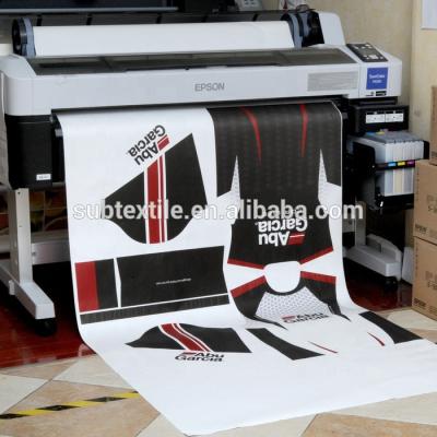 China 1.1m 0.9m 0.6m 1.6m Width 80gsm Dye Sublimation Heavy Sticky Sticky Paper for Sportswear and Polyester for sale