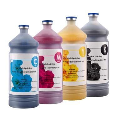 China Vivid color dye sublimation ink for neon color no clogging printhead for sale