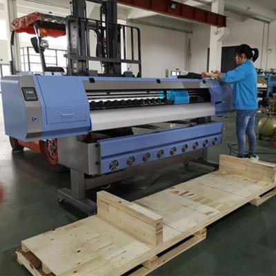 China Digital printing industry 3.2m best sublimation printer with 4 head printer head for digital printing for sale