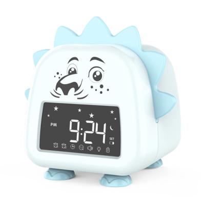 China Classroom New Arrival Lion Clock Bedroom Night Light Brightness Adjustable Smart Color Changing Kids Trainer for sale