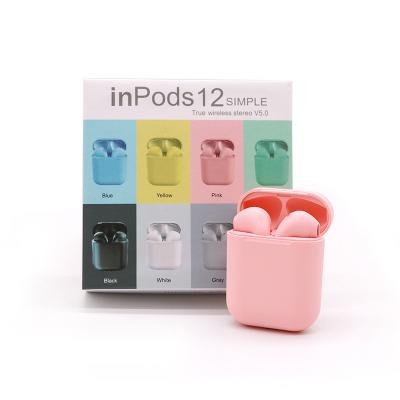 China Wireless connection i12 tws tws automatic inpods wireless earphone in ear pods for headphones for sale