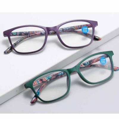 China READING GLASS factory cheap price hot sale flower clog reading glass anti blue light reading glasses for sale