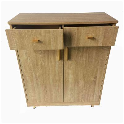 China Contemporary Modern Furniture Multilayer Shoe Cabinet Particleboard Shoe Cabinet With Door for sale