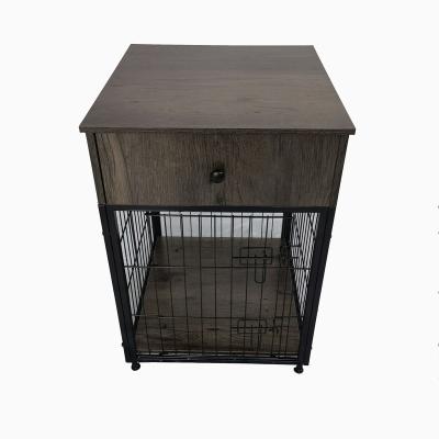 China Viable Newcomer Latest Design Gray Black Quadrate Pet Toy Crates For Dogs for sale