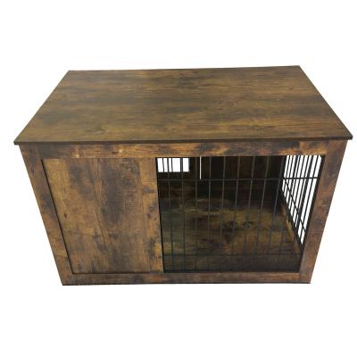 China Best Sustainable Pet Product Pet Crate Particleboard Medium-density Particleboard Dog Kennel Crate for sale