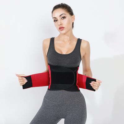 China Women Fitness Waist Trainer Sweat Slimming Belt Durable Waist Slimming Wicking Waist Training Belt for sale