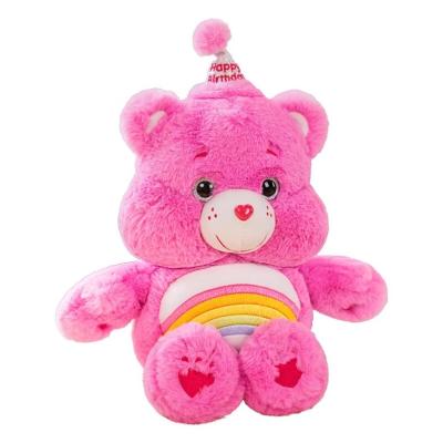 China Plush Fabric + PP Cotton Hot Sell OEM red Teddy Bear Stuffed Animal Plush Toy Christmas Gift Plush Soft Toy for sale