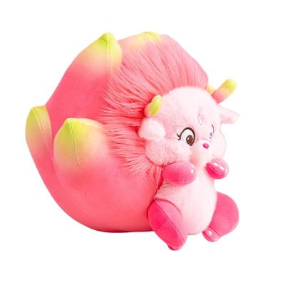 China Cartoon Cute New Arrival Custom Wholesale kawaii plush toys pitaya stuffed animal toys plush pillow for sale