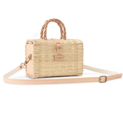 China Europe Straw Basket Wicker Beach Bag Rattan Designer Natural Handmade Bag Portugal French Handwoven Gift for sale