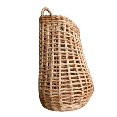 China Europe Wicker Decor For Front Door Wall Wicker Basket For Flower Wall Door Wicker Basket for sale