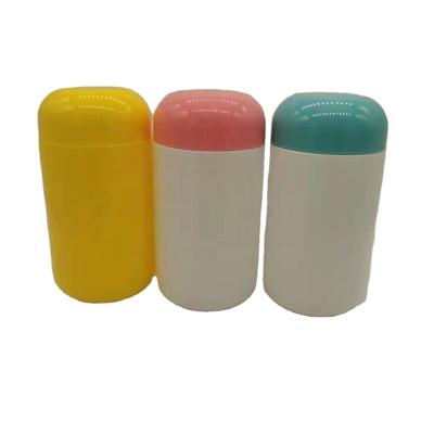 China New Design 170ml Sealing And Moisstureproof Capsule Shape Plastic Packaging Container HDPE Medicine Smooth HDPE Pharma Supplement Bottle High Function for sale