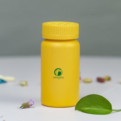 China Pill/capsule/tablet small color HDPE plastic packaging empty medical blowing supplement/supplement 100ml round pharmaceutical packaging bottle factory for sale